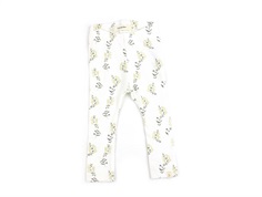 Lil Atelier coconut milk yellow blomstret legging